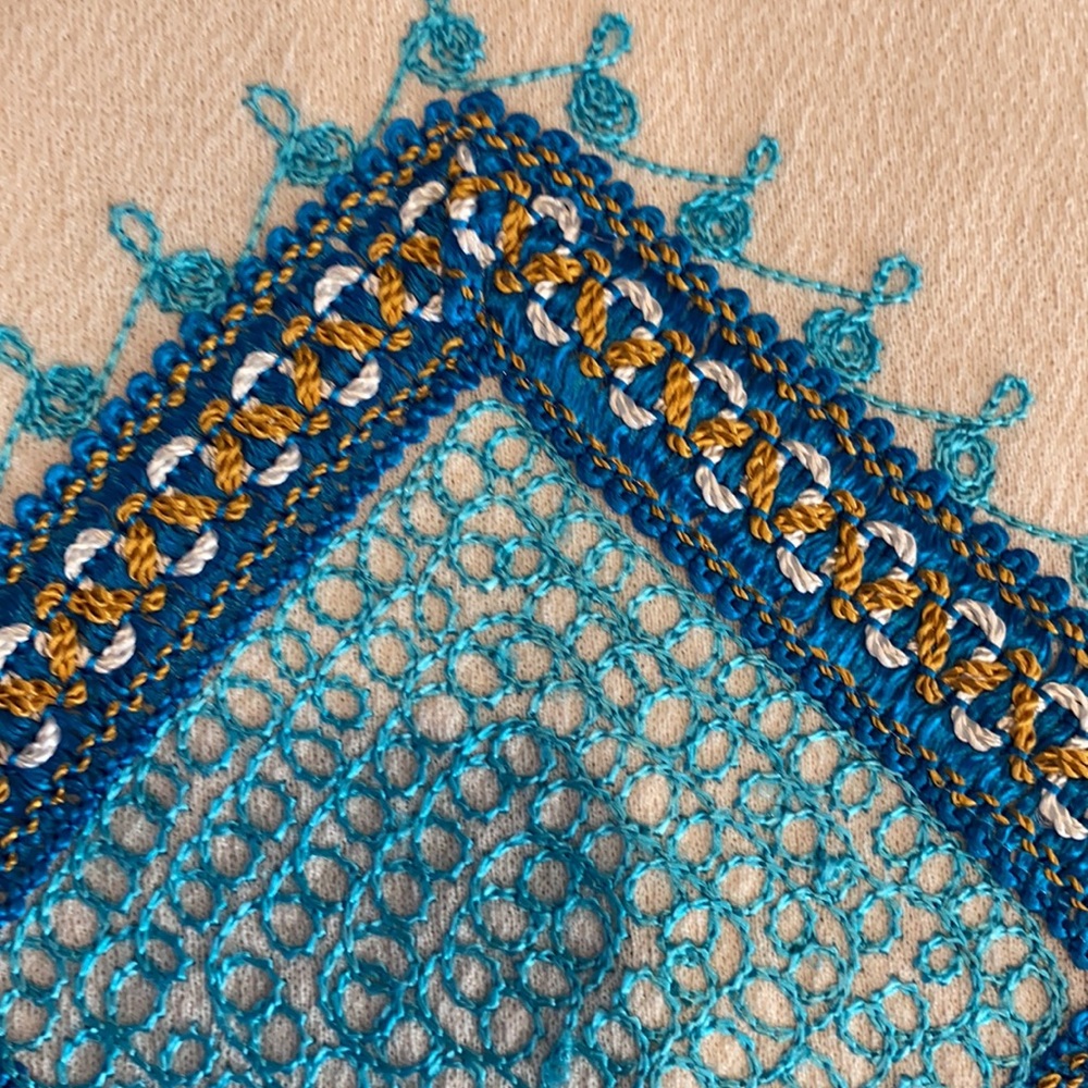 Vintage 60’s /70’s, handmade embroidered caftan kaftan - Picture 13 of 16